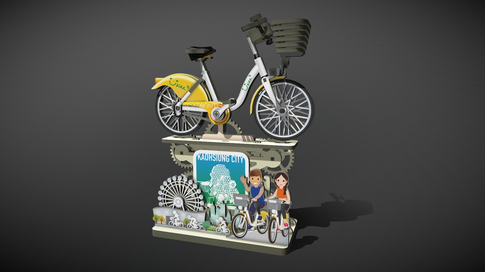 [BK-002] Youbike 2.0 — Sketchfab embed 3D viewer