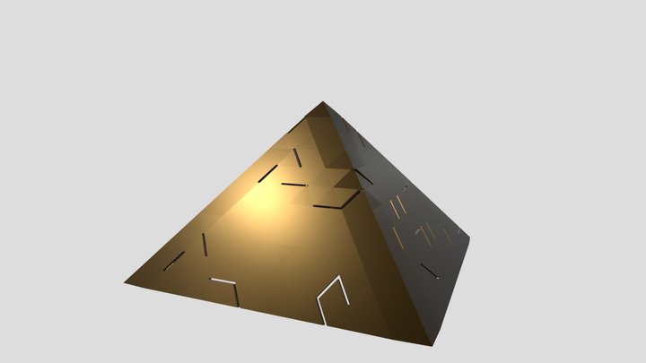 SciFi Pyramid 3D Model