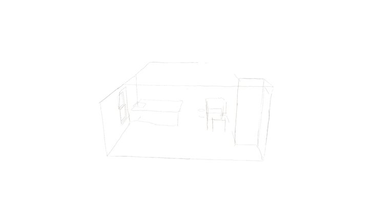 my room traced 3D Model