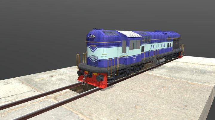 WDM_03_Loco 3D Model