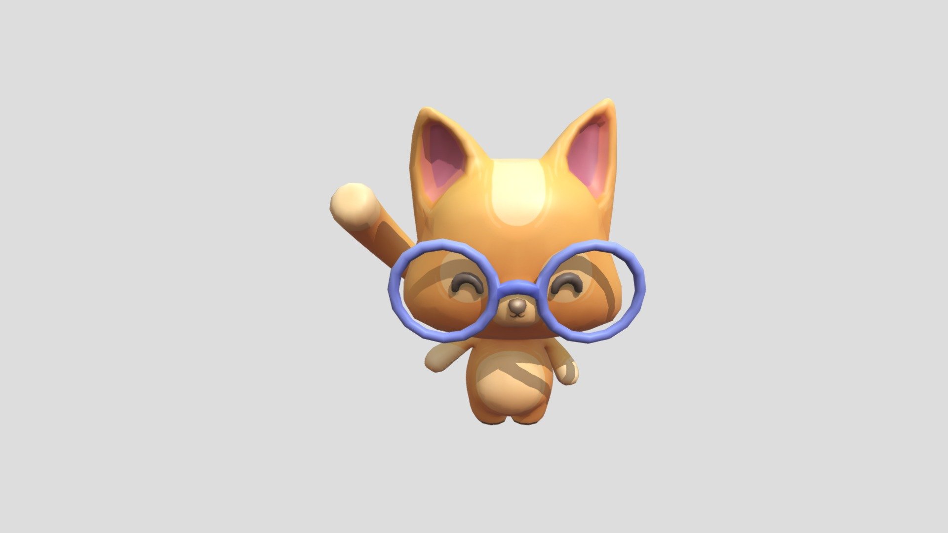Gato con gafas