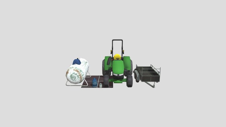 DAE 5 Finished props - Grandma's house 3D Model