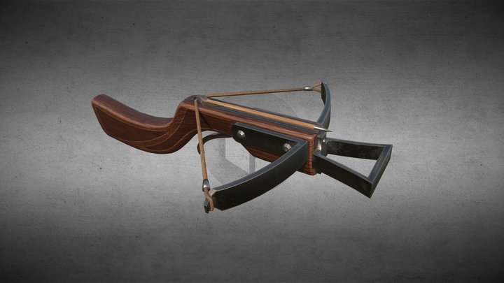 Crossbow bolt medieval game asset 3D Model