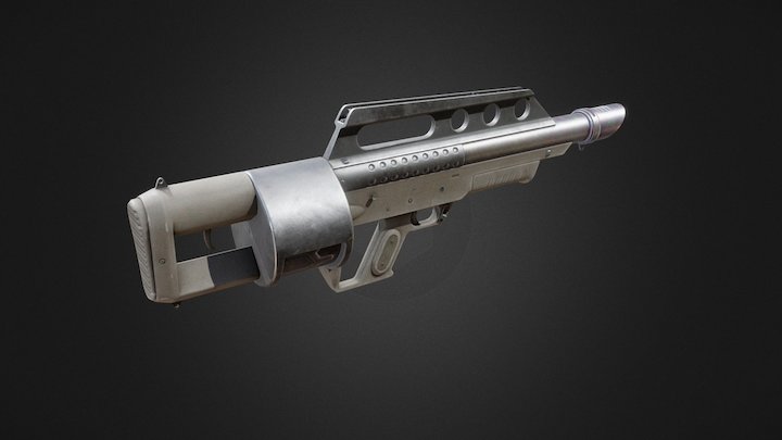 Pancor Jackhammer Shotgun 3D Model