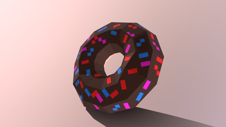 Donut 3D Model