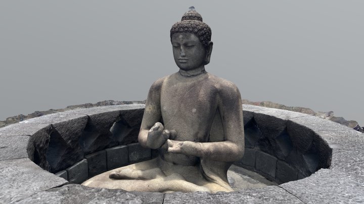 3D Budha statue 3D Model