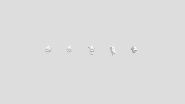 XYZ_Draft_punk_4_homework_secondary_forms 3D Model