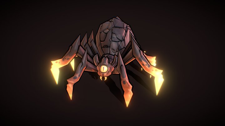 Scions: Battle Eternal - Lava Spider 3D Model