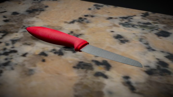 Kitchen Knife 3D Model