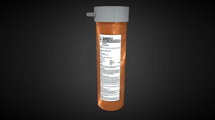 medicine container 3D Model