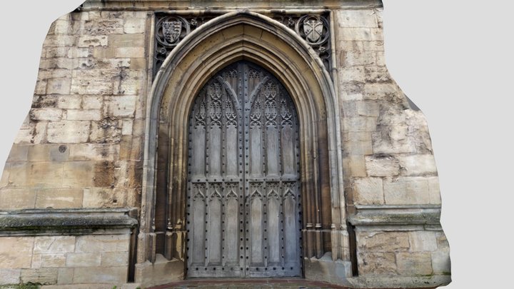 Gloucester Cathedral West Entrance 3D Model