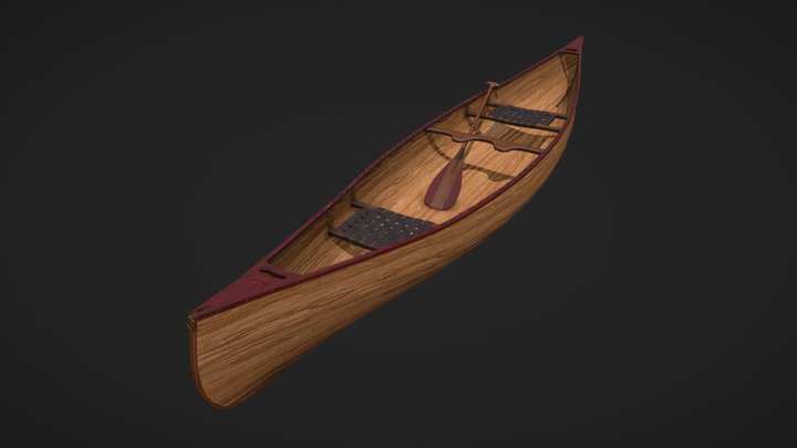 Canoe 3D Model