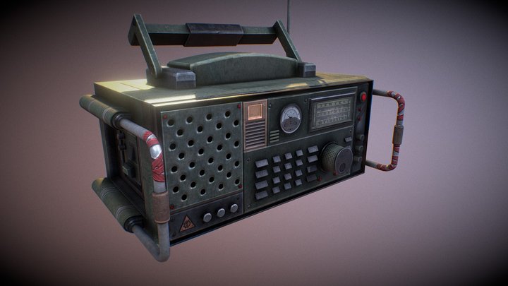 Radio 01 3D Model