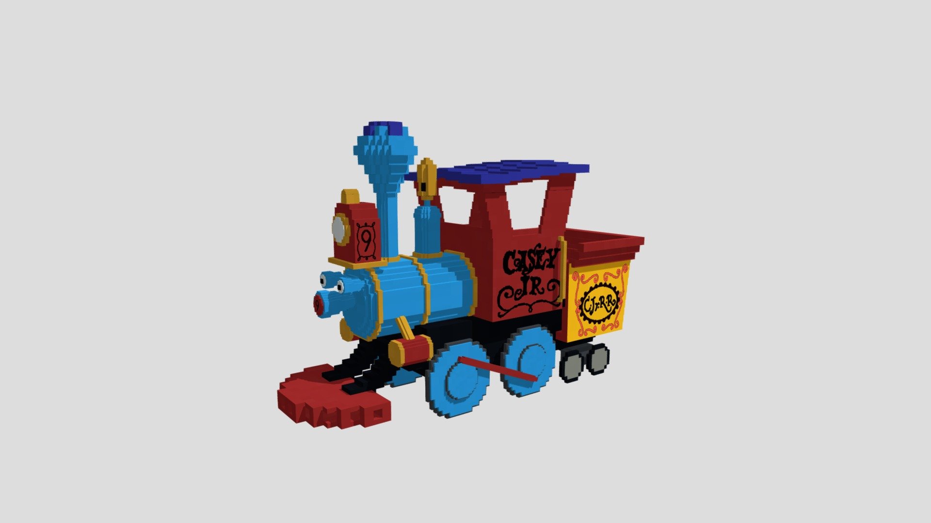 Casey Jr Train Engine - 3D model by ItIsLoner [22df6e7] - Sketchfab
