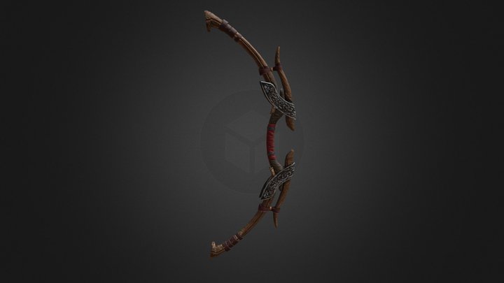Fantasy Bow 3D Model
