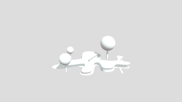 SANAA 3D Pavilion 3D Model