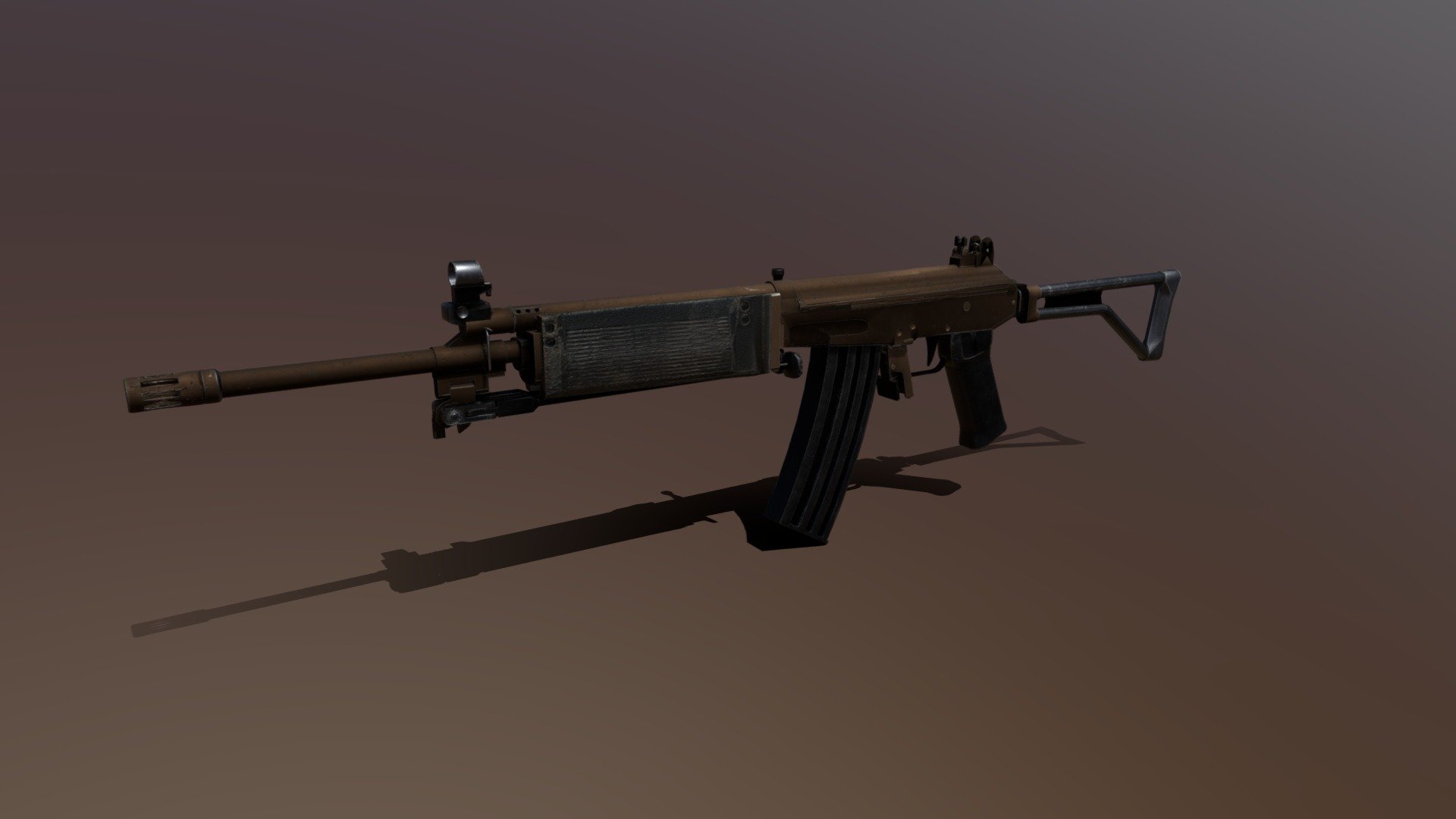 R4 Assault Rifle - Nutria (SADF) - 3D model by ARMSCor Studios ...