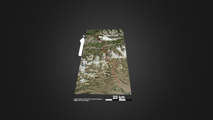 乌孙古道 – Kostenloses 3D-Modell STL