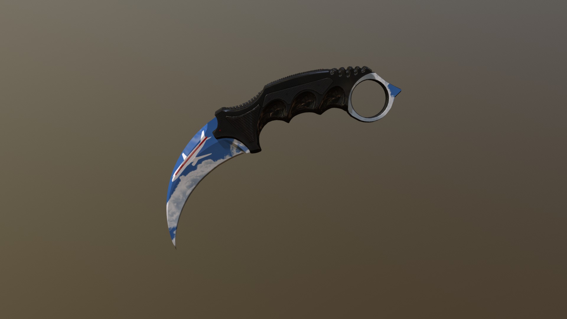 Karambit Plane - 3D model by James (@OliCS_) [22e0cc9] - Sketchfab