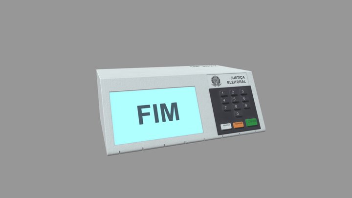 Urna Eletrônica | brazilian voting machine 3D Model