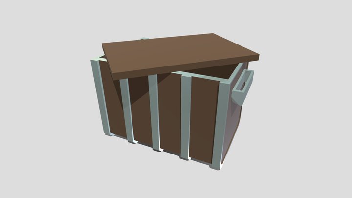 Wooden Chest – Modello 3D gratuito STL