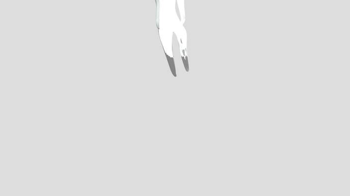 Catwalk Walk Forward 3D Model