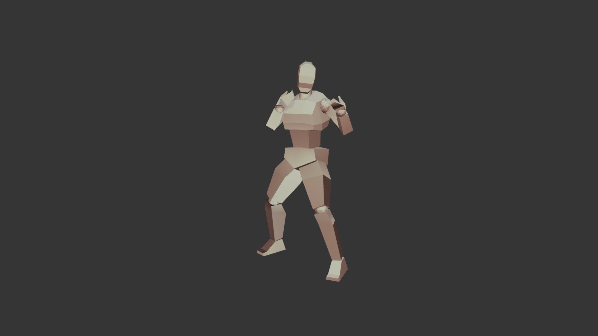 634230050 Low Polygon Human (Reaction) - Download Free 3D model by ...