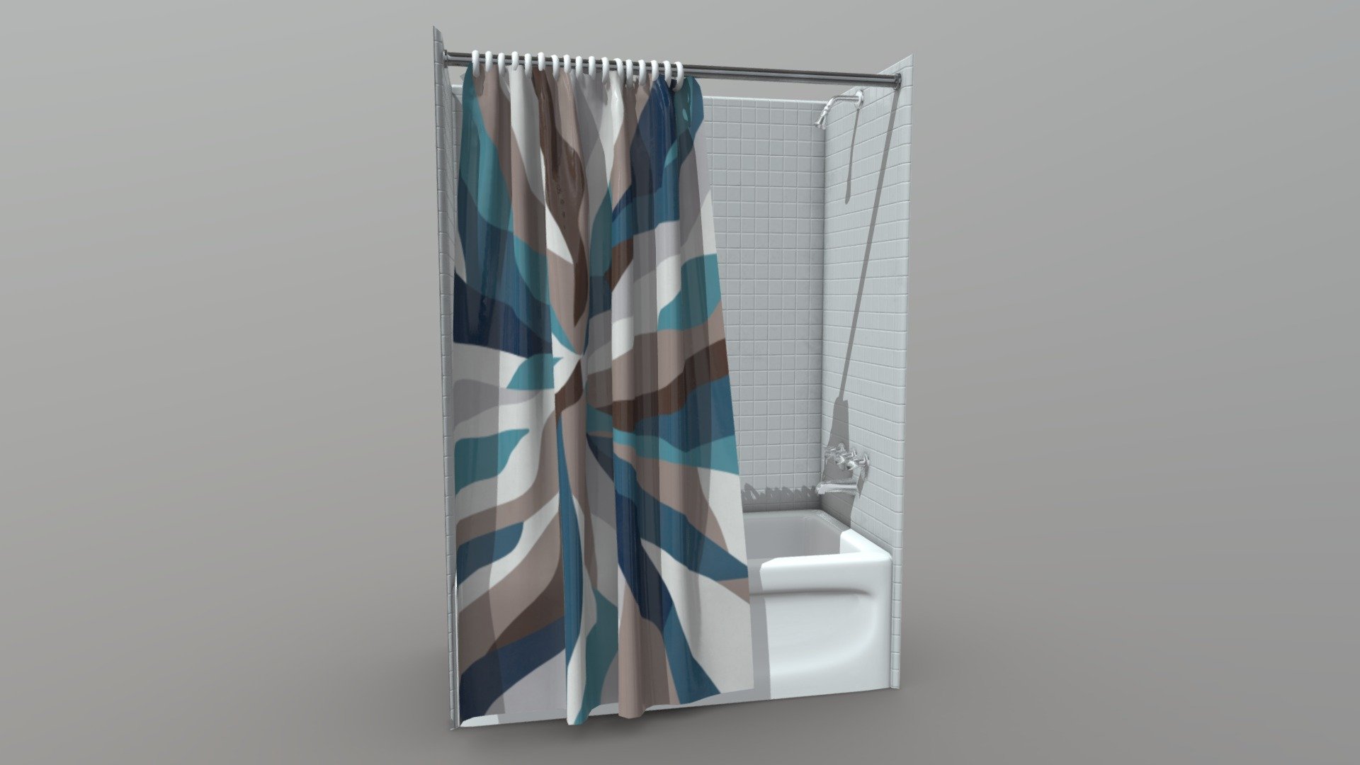 Bathtub with Shower