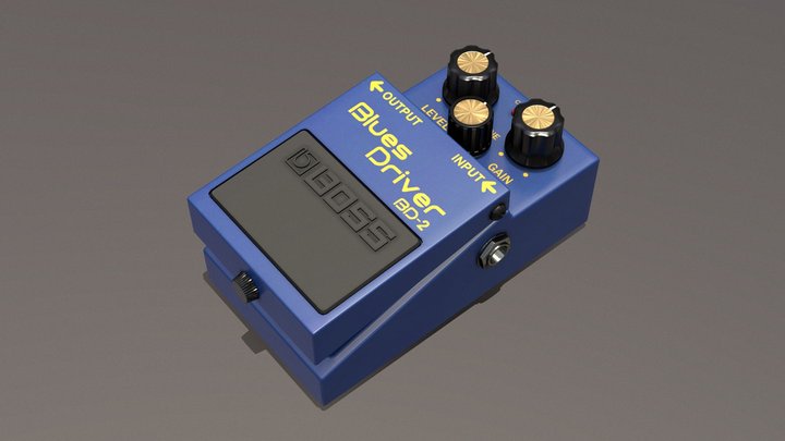 BOSS blues driver 3D Model
