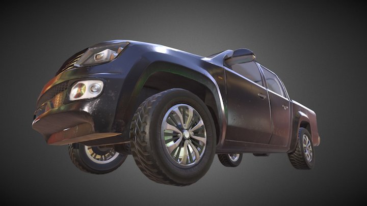 Euro PickUp 3D Model