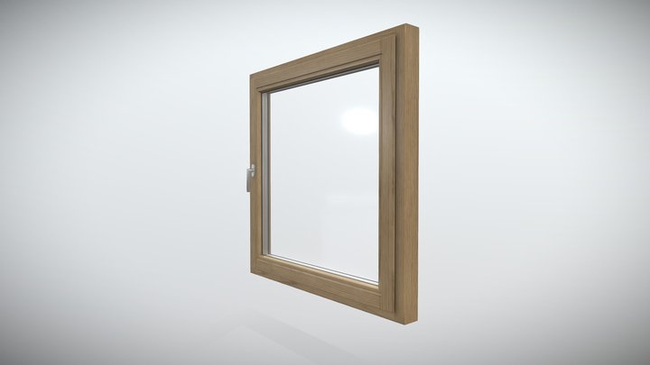 Casement Window Single 3D Model