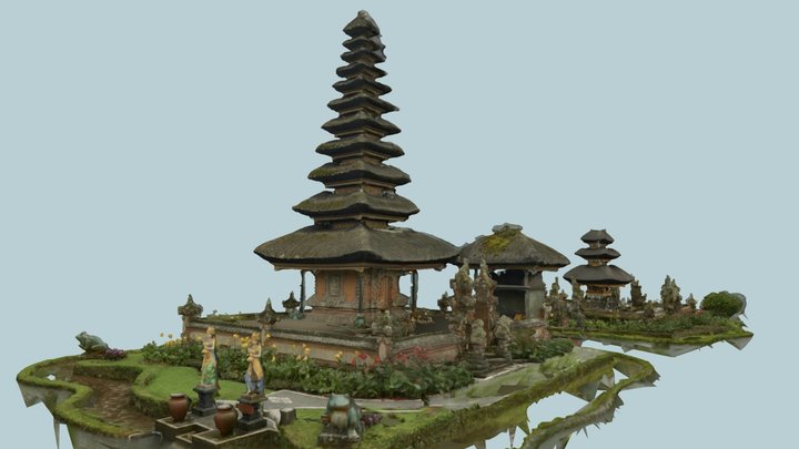 Bali temple 3D Model