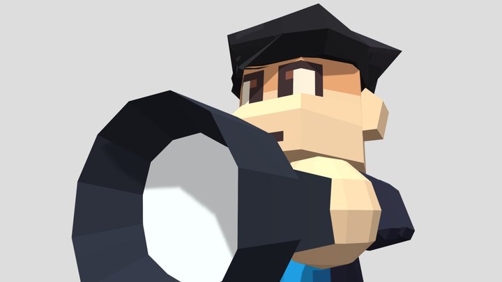Mike Schmidt Low Poly(FNaF 3D Model