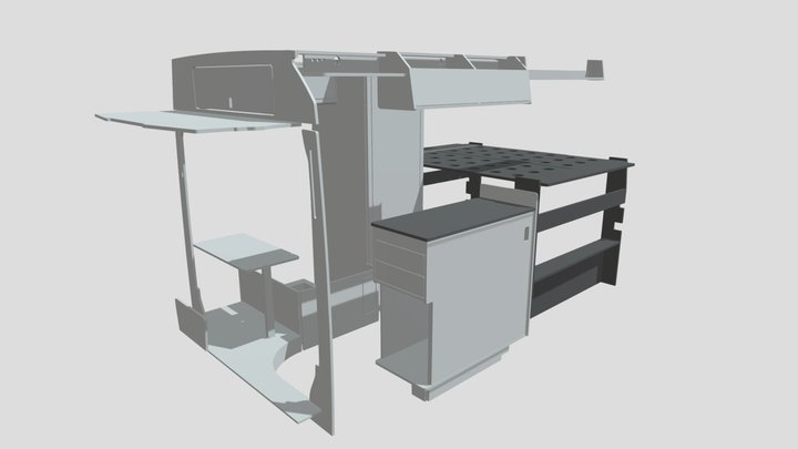 Full Crafter Build 2 Berth Option 1 3D Model