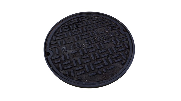 NYC Manhole Cover 3D Model