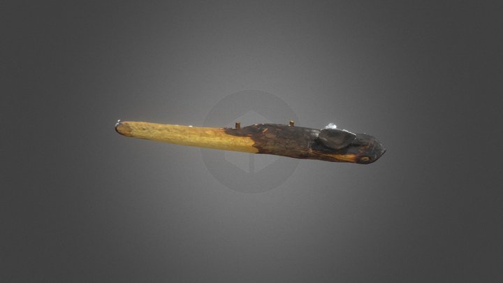 Replica Neolithic hand axe 3D Model