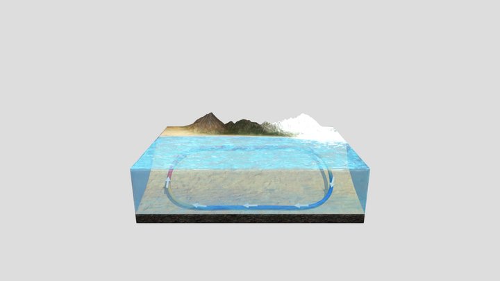 Flowing Ocean Current – Modelo 3D gratuito STL
