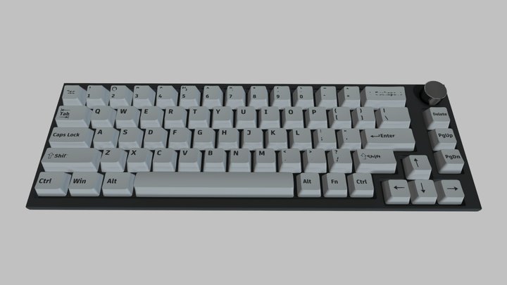 Mechanical Keyboard 3D Model