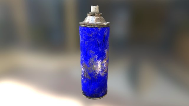Spray Can Final Version 3D Model