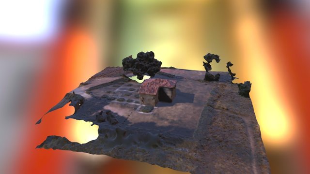 Iglesia Visigótica Quintanilla de las Viñas (Bu) 3D Model