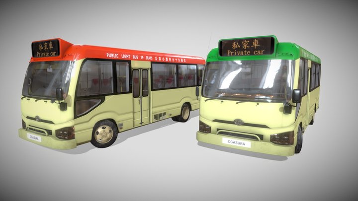 Minibus 3D Model