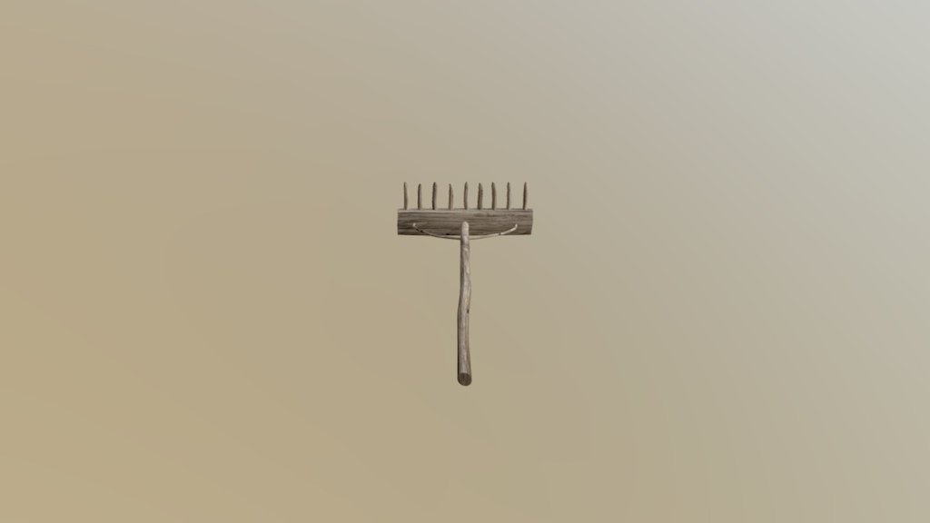 Rake - 3D model by Anna (@qiyuchen) [22ecfee] - Sketchfab