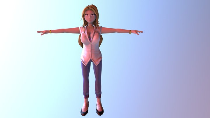 Vanessa 3D Model