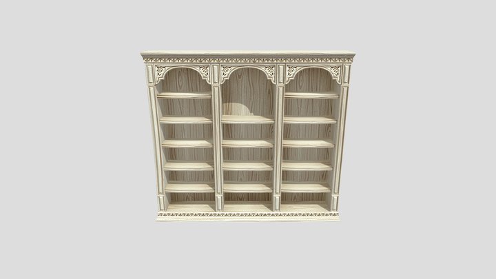 Hello Neighbor alpha 1.5 Bookcase 3D Model