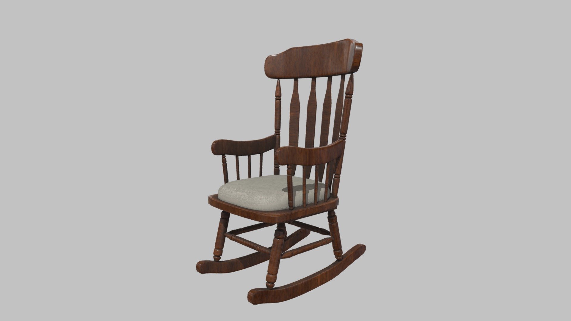 Rocking Chair - Download Free 3D model by alejandro_carpente [22ee8dd ...