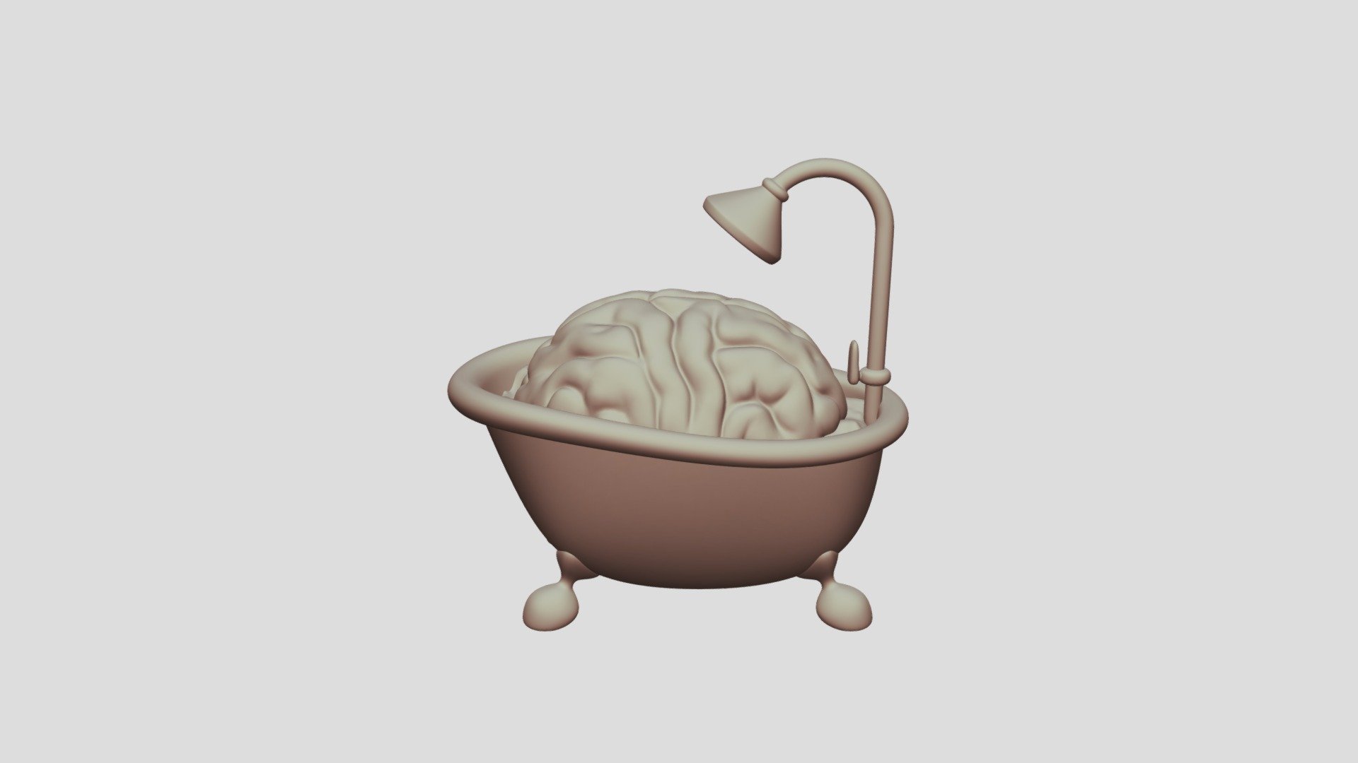 Bath+Brain+Water 3D model by deniz.kudayar [22eef2a] Sketchfab