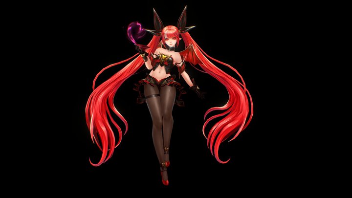 Succubus 3D Model