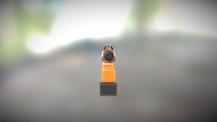 Sci Fi Gun 3D Model