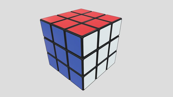 кубик рубика 3D Model