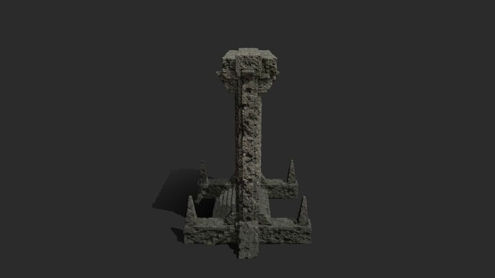 Ruin Asset - Element 011 3D Model